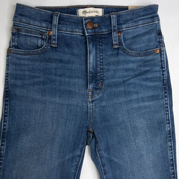 Top rated! Madewell 10" High-Rise‎ Skinny Jeans in Bradshaw Wash, size 24 - Picture 7 of 16